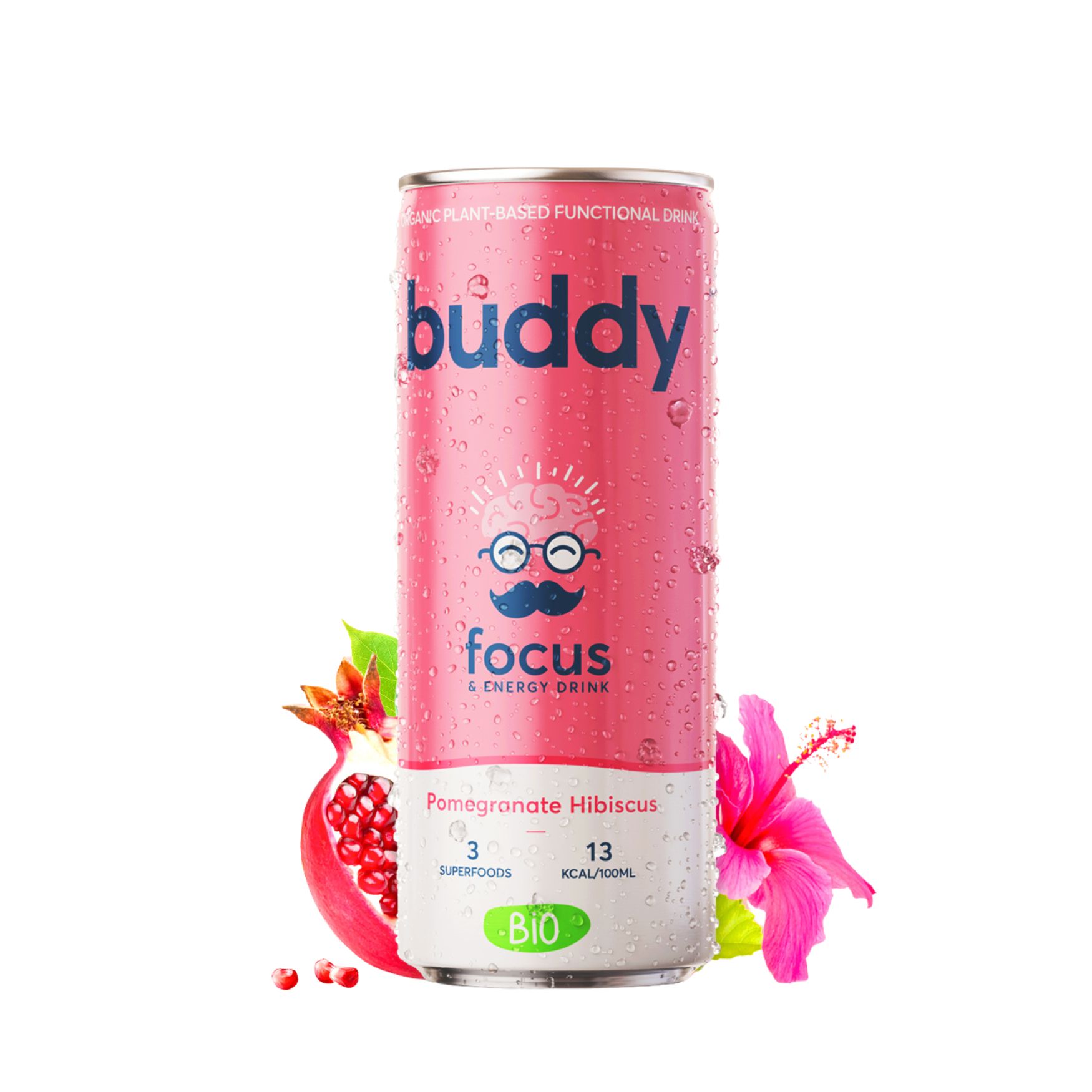 BUDDY bio drink grenade hibiscus 24x250ml*