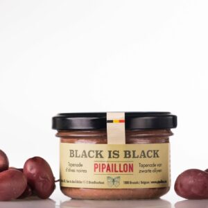 PIPAILLON BLACK is BLACK  tapenade olives noires 12x120g*